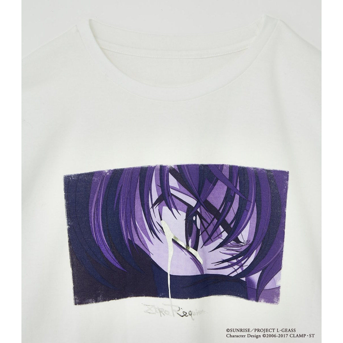 コードギアス 反逆のルルーシュ × R4G ZERO REQUIEM スザク涙 Tシャツ