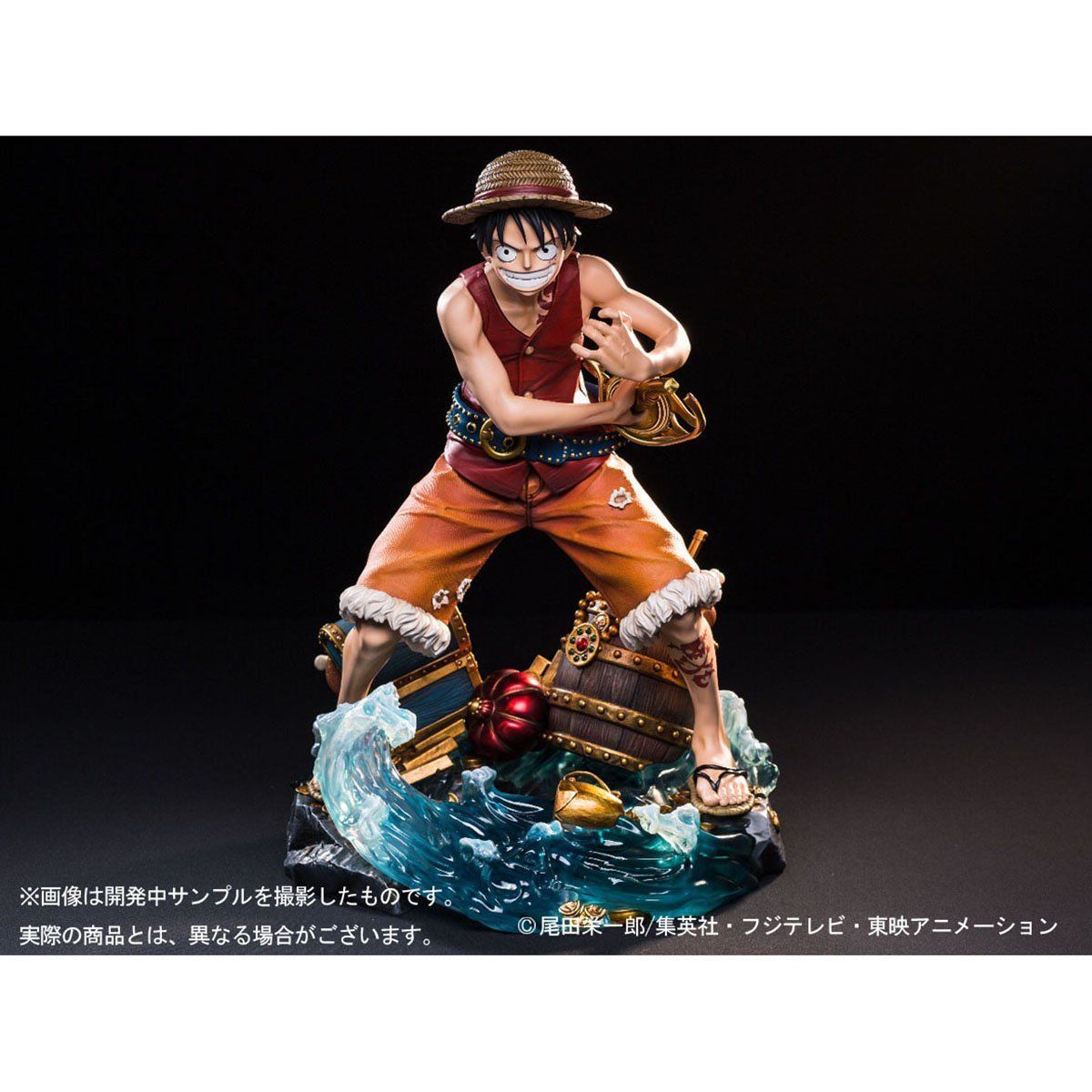 ONE PIECE ワンピース　ログコレクション　スタチュー　ルフィ