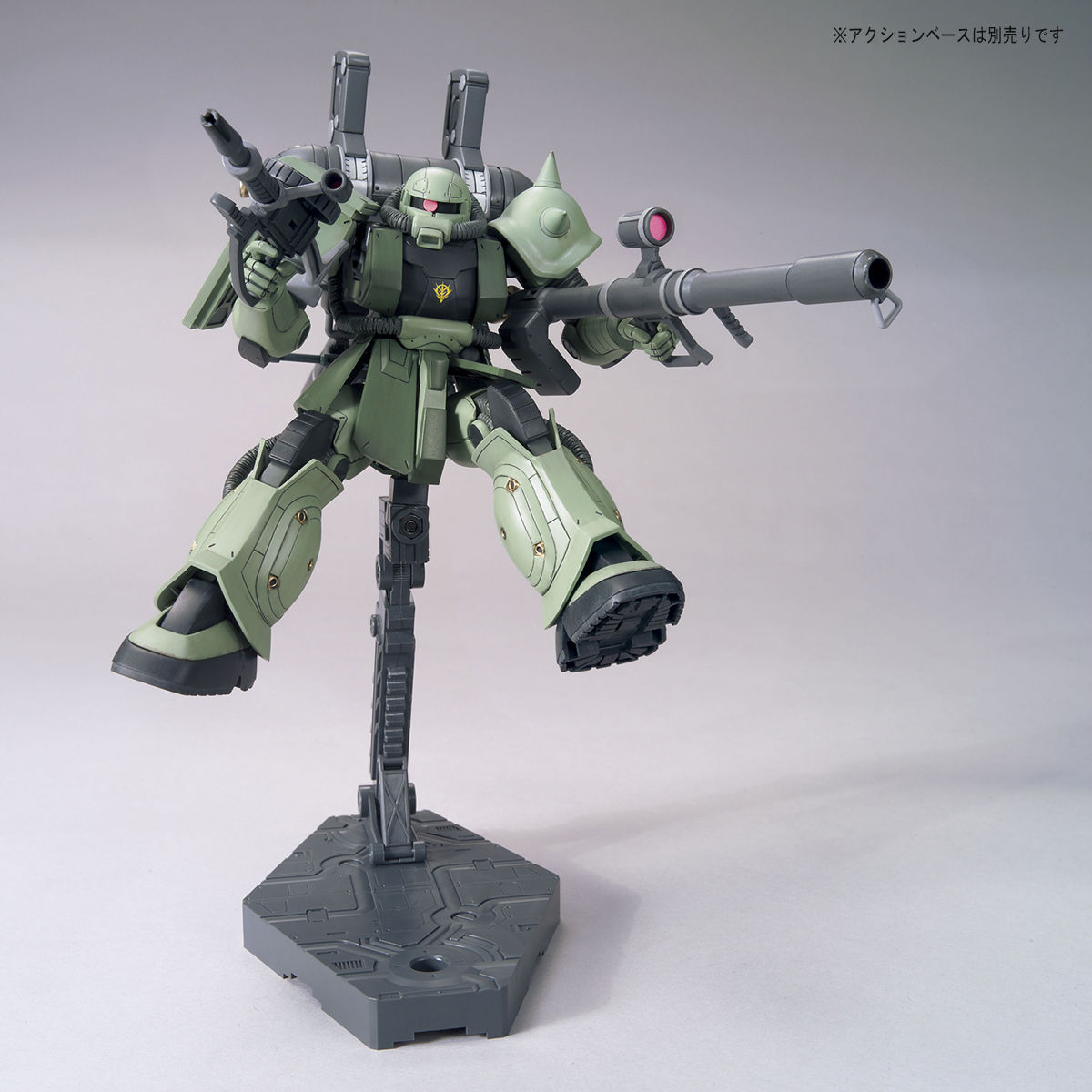 ガンプラ 量産型ザク(ザクII) ビッグ•ガン サンダーボルト 完成品