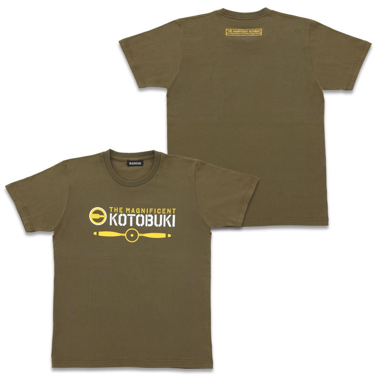 荒野のコトブキ飛行隊 Tシャツ コトブキ飛行隊 カーキ | ファッション 