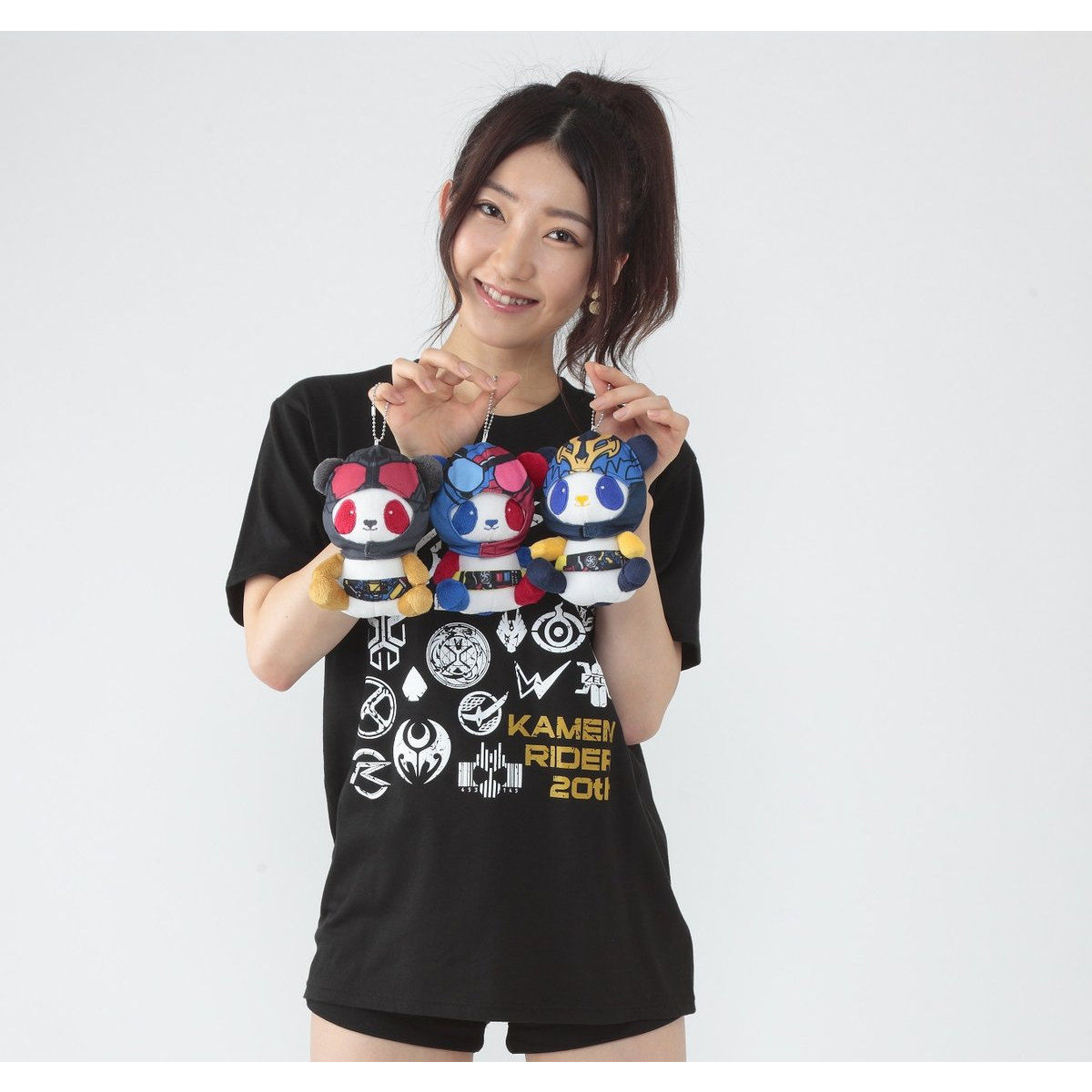 仮面ライダービルド　仮面パンダー ぬいぐるみチャーム4個　クローズ　グリス 仮面ライダービルド 仮面パンダー マスコットチャーム グリス