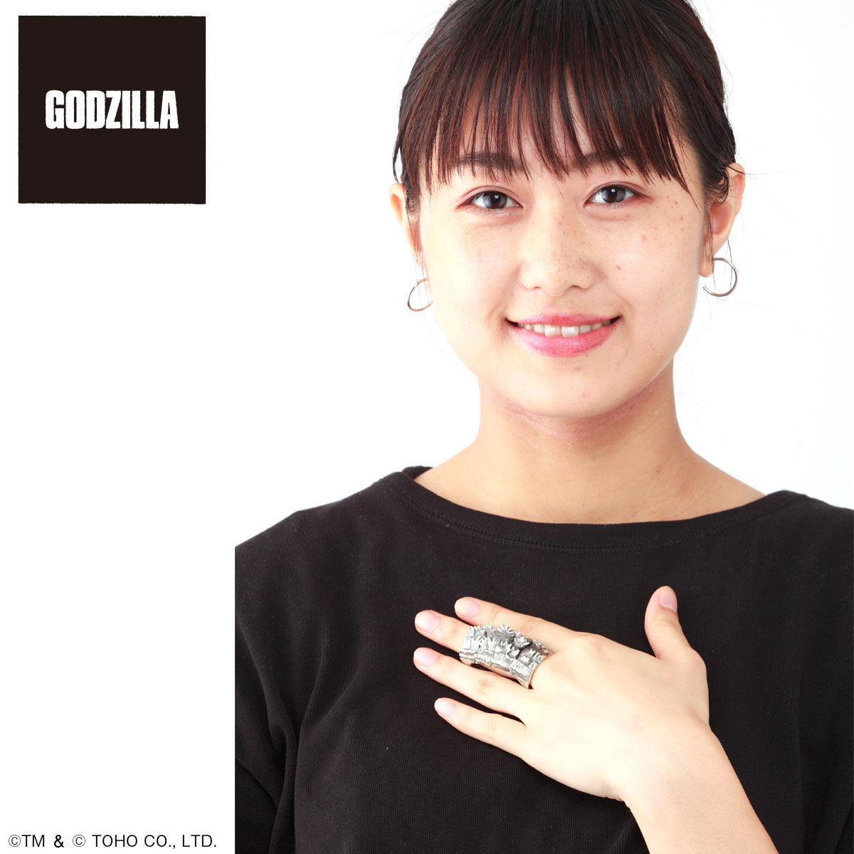 ゴジラ 背びれモチーフ4連リング ゴジラシリーズ 趣味 コレクション バンダイナムコグループ公式通販サイト