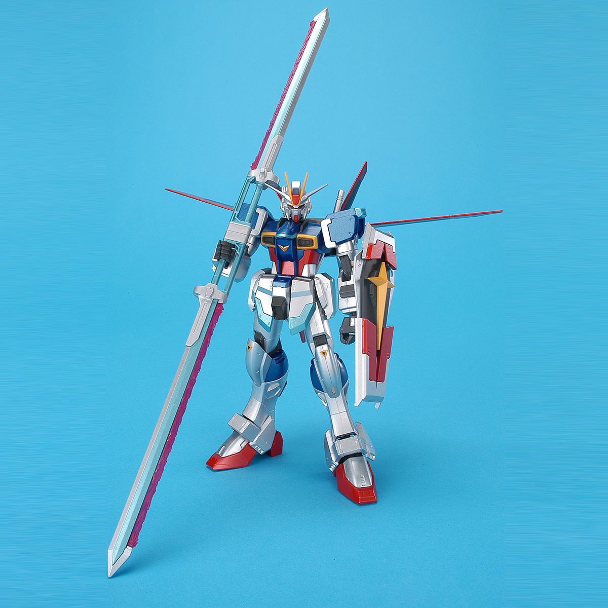 Mobile Suit Gundam Seed Destiny 1/100 Scale Model No.10 ZGMF-X56S/α Force Impulse Gundam+Sword Silhouette(Extra Finish)