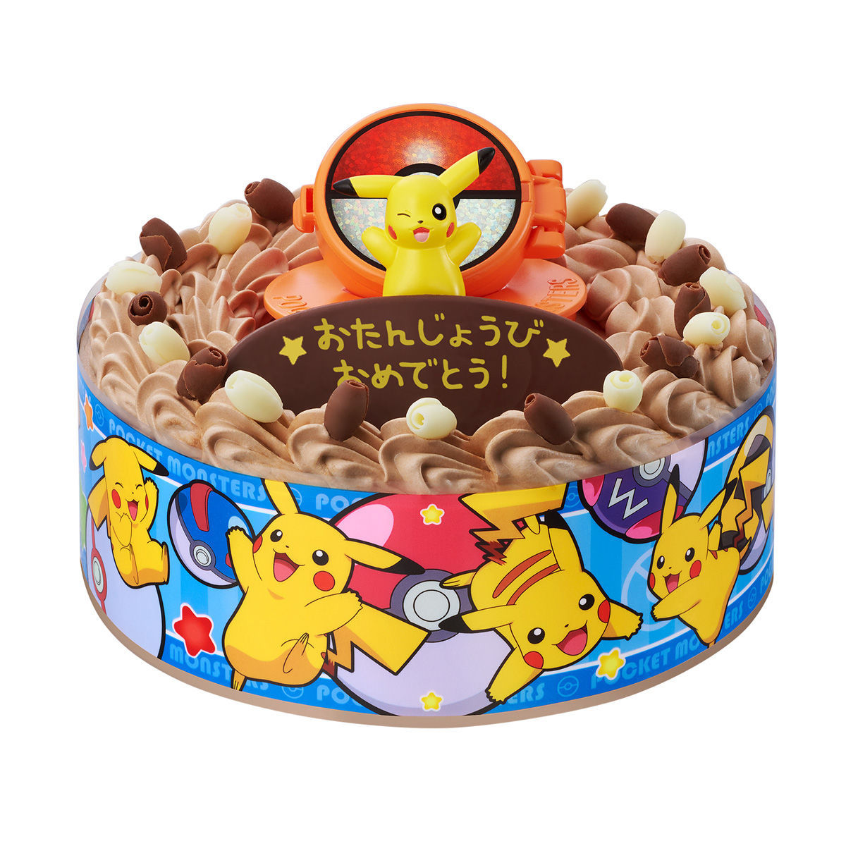 キャラデコお祝いケーキ ポケットモンスター チョコクリーム 5号サイズ ポケットモンスター 趣味 コレクション バンダイナムコグループ公式通販サイト