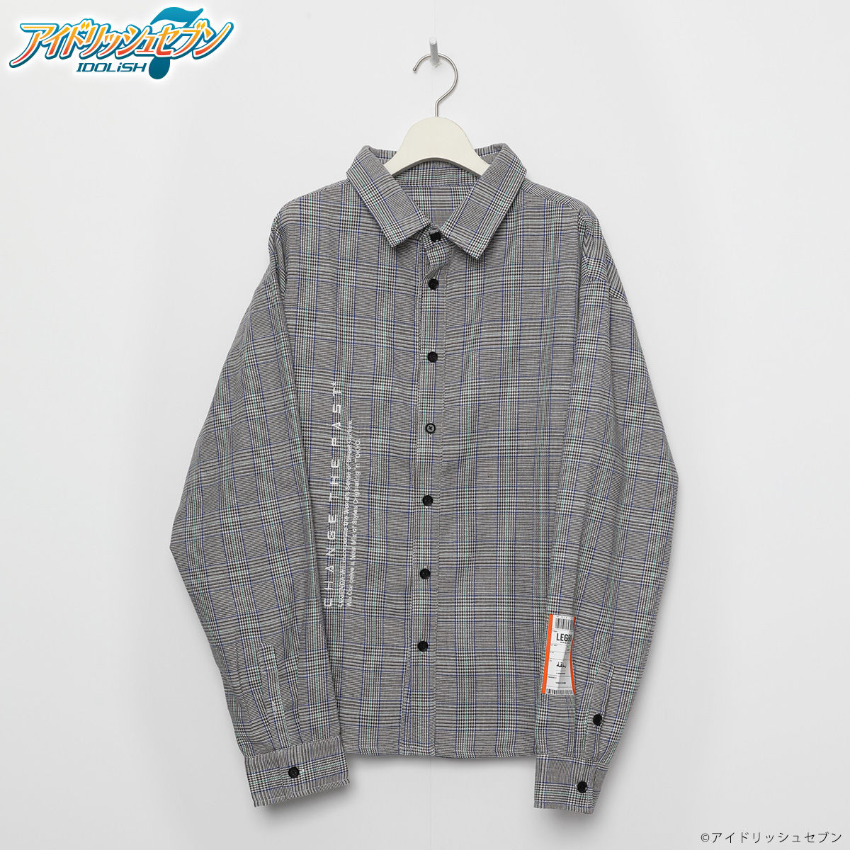 YAMATO NIKAIDO Over sized Check shirts