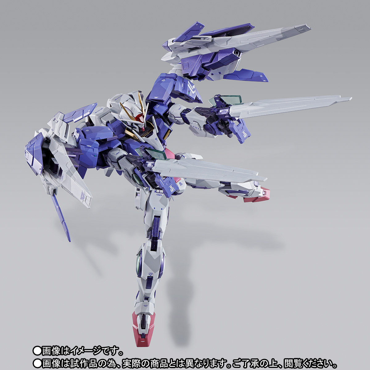 抽選販売】METAL BUILD ダブルオーライザー デザイナーズブルー Ver