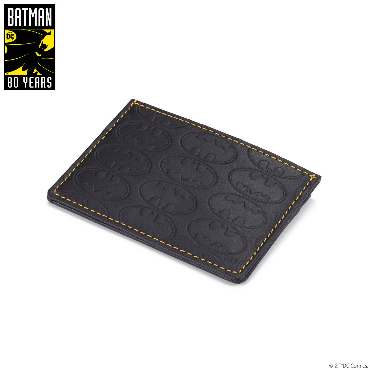 Batman 80th バットマン 本革 カードケース | アニメグッズ