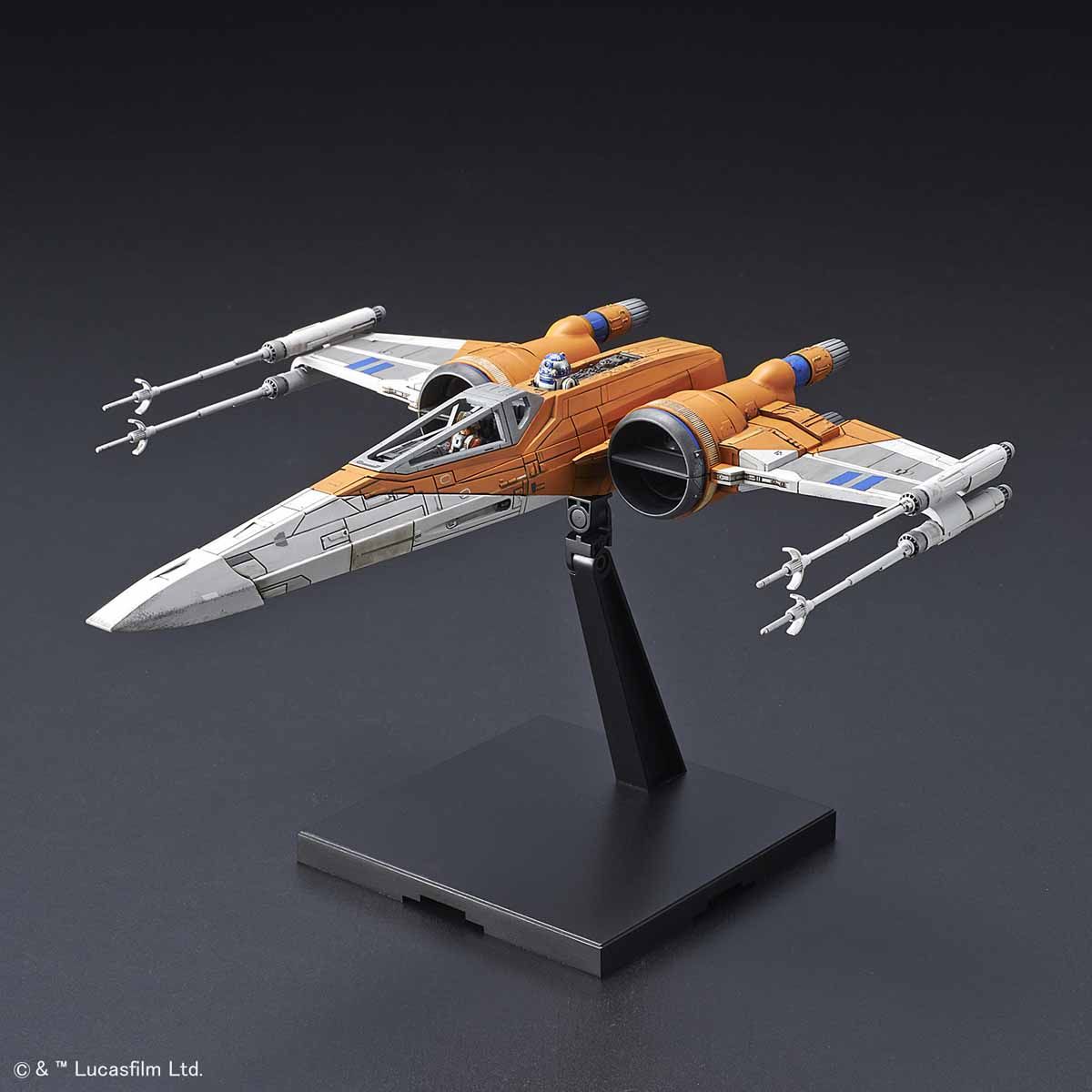 一点物　STAR WARS Xウイング・ファイター ポー専用機 スター・ウォーズ 1/72 Xウイング・ファイター ポー専用機(スター・ウォーズ