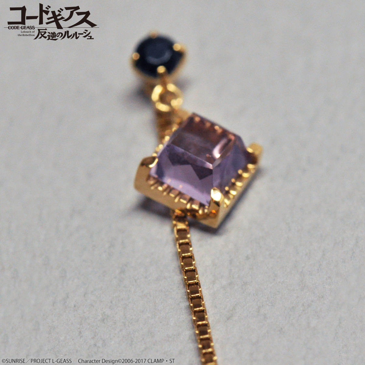 コードギアス 反逆のルルーシュTHE KISSシルバーピアス☆ルルーシュモデル コードギアス 反逆のルルーシュR2×THE KISS×BANDAI シルバー