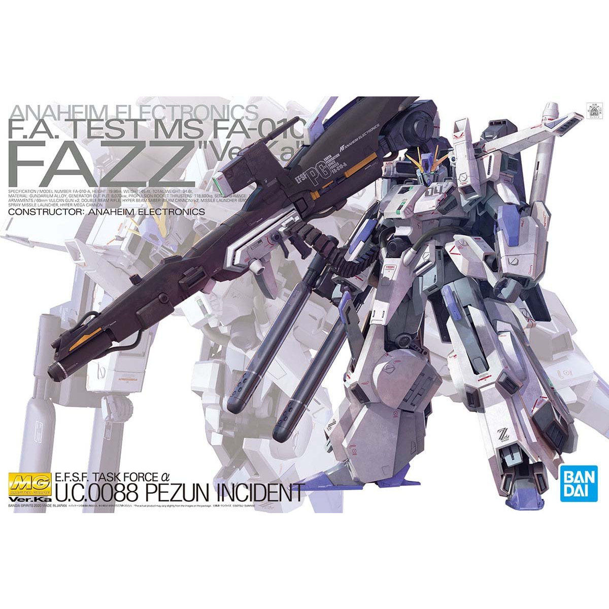 MG 1/100 FA-010A FAZZ Ver.Ka