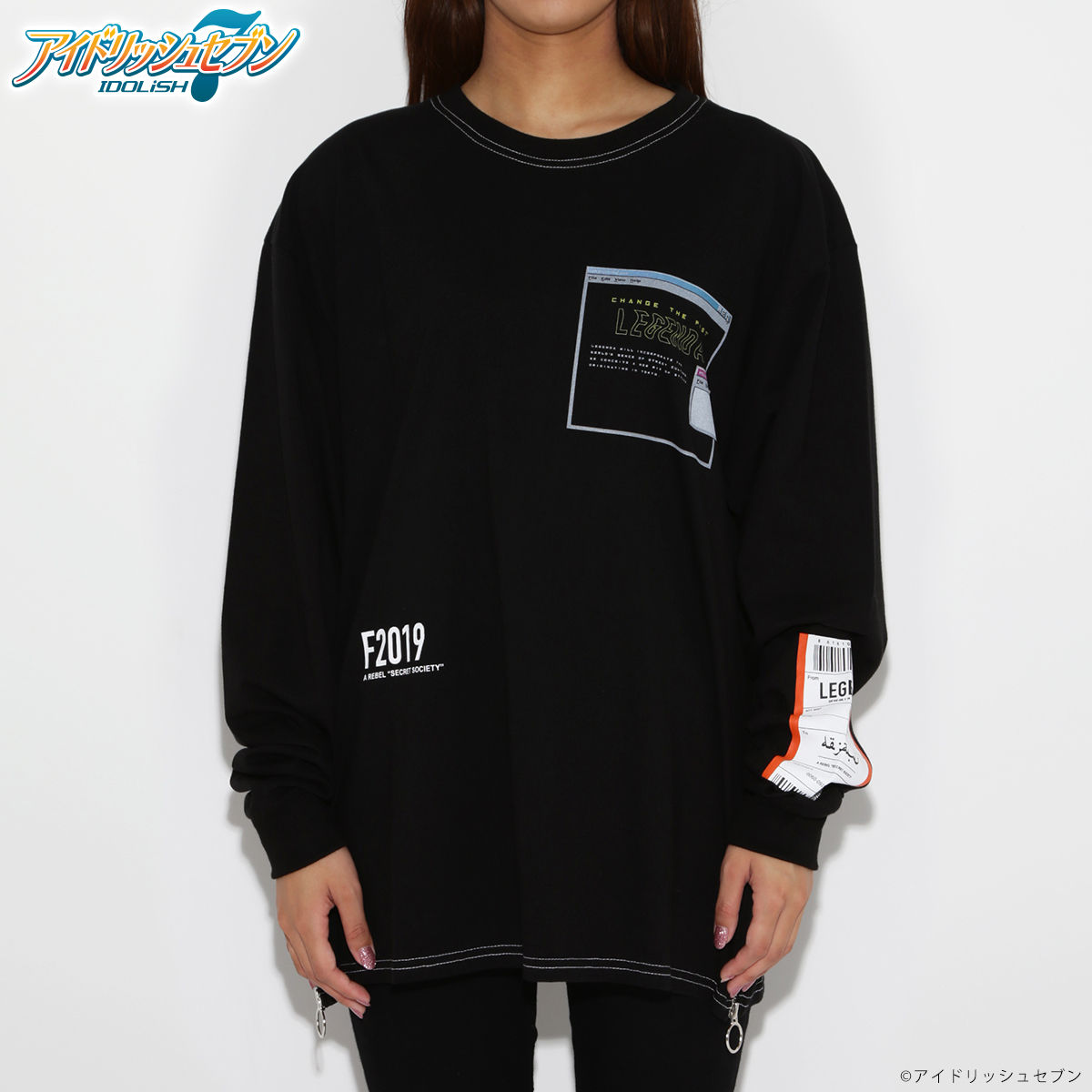 IDOLiSH7×LEGENDA NAGI ROKUYA Design long sleeve tee | アニメ