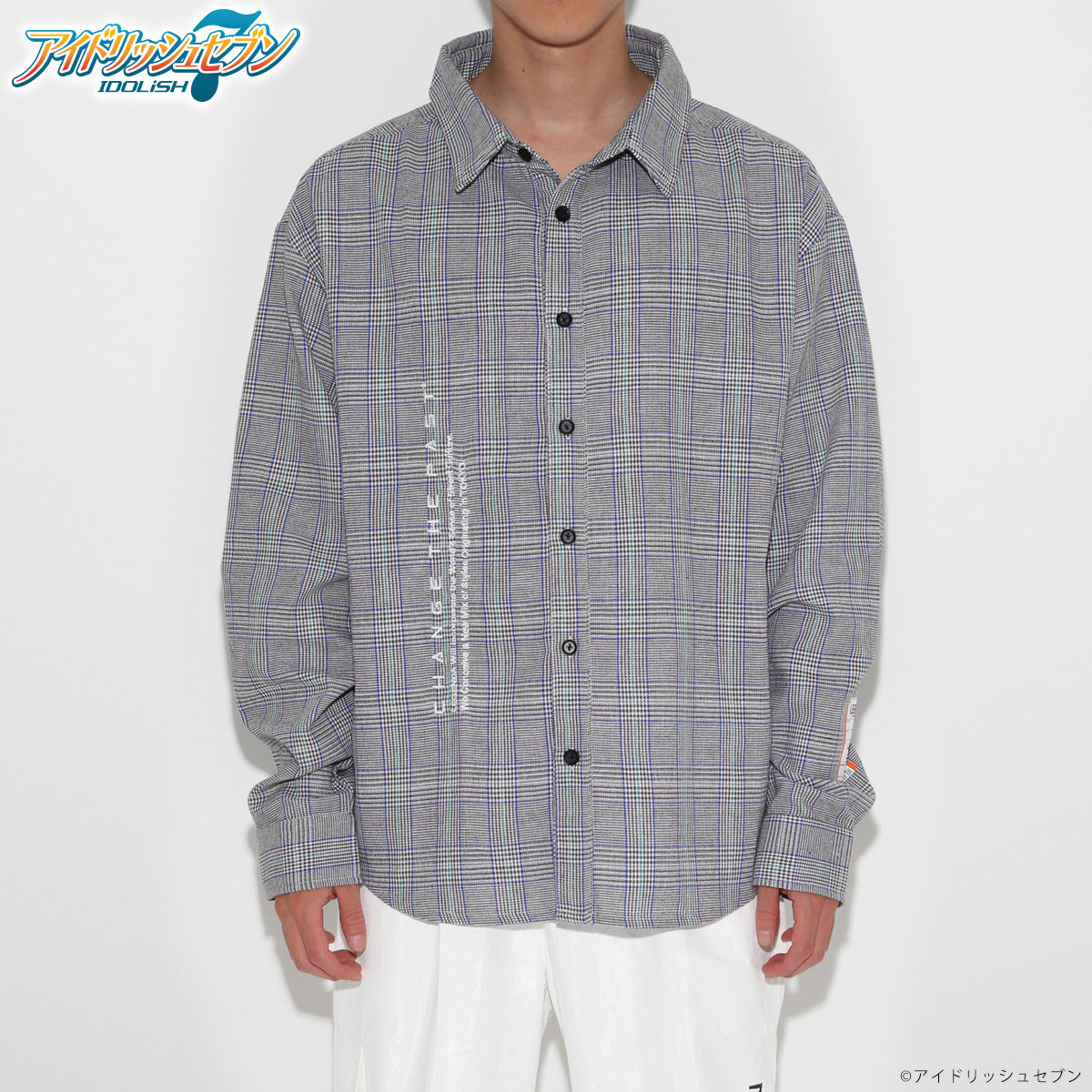 IDOLiSH7×LEGENDA YAMATO NIKAIDO Over sized Check shirts