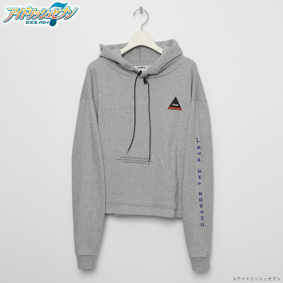 衣類　和泉一織 IORI IZUMI Short Hoodie グレー フリーサイズ 「アイドリッシュセブン×LEGENDA」 IDOLiSH7×LEGENDA IORI IZUMI Short Hoodie | ファッション