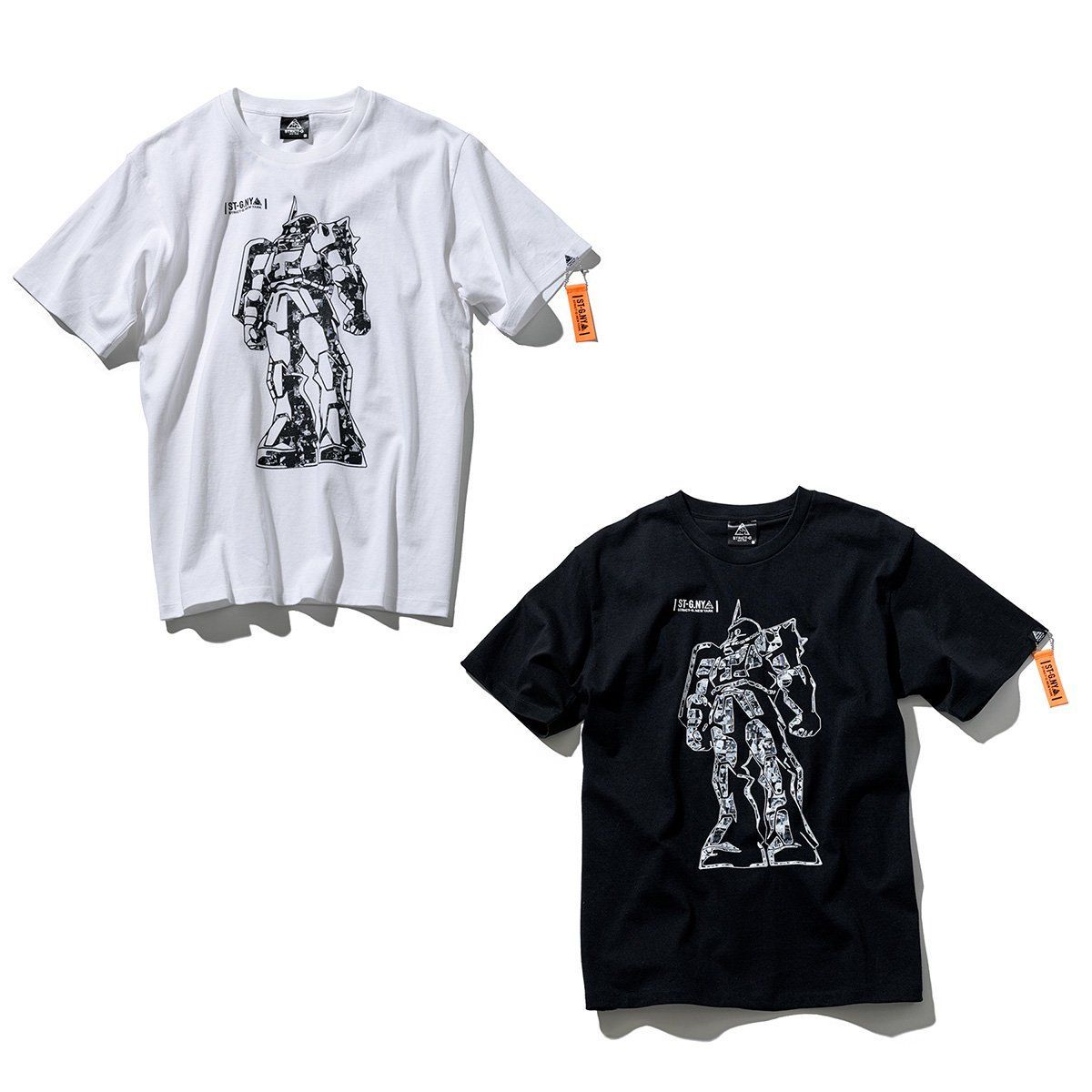 STRICT-G NEW YARK Tシャツ MS Collage シャア専用ザクII柄 | 機動戦士
