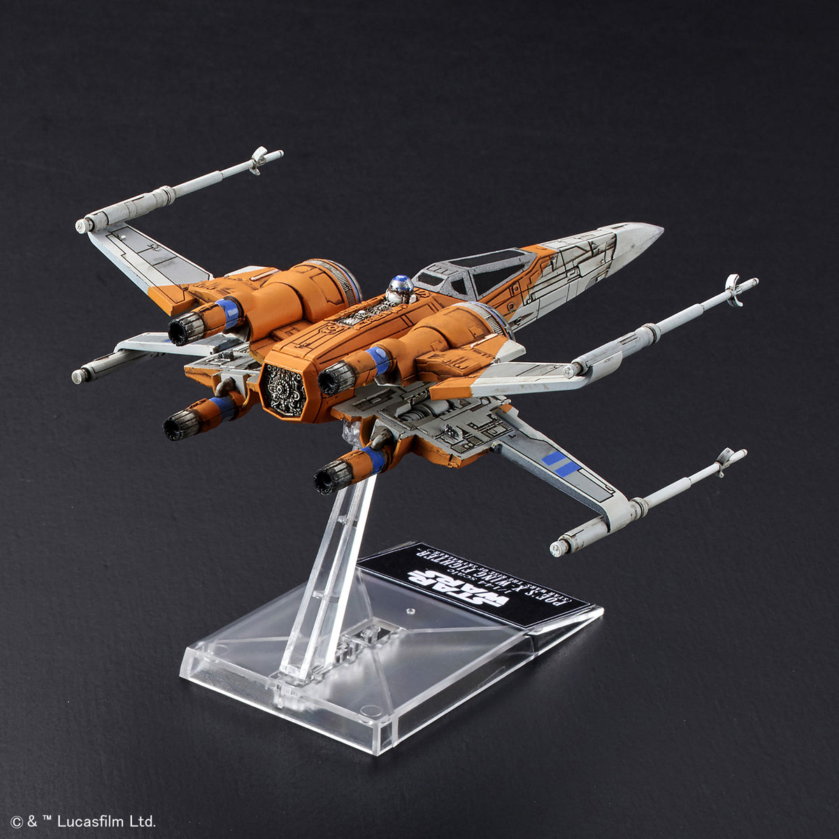 1/144 Xウイング・ファイター ポー専用機＆Xウイング