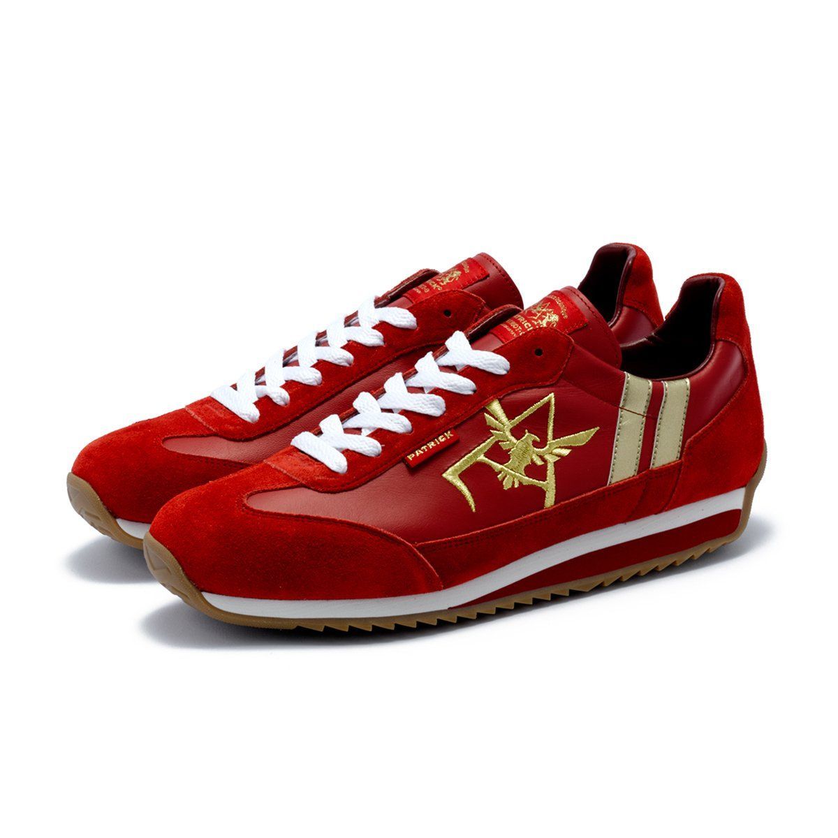Strict-G×Patrick Mobile Suit Gundam Marathon·Leather Sneakers(Red Comet Model)