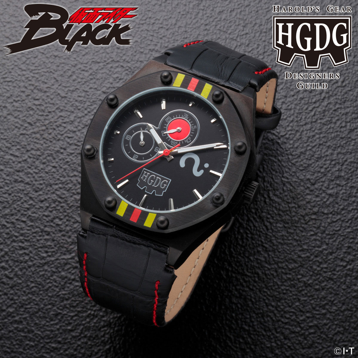 18,240円ハロルズギアDG 仮面ライダーBLACK30周年 BLACK MODEL 時計