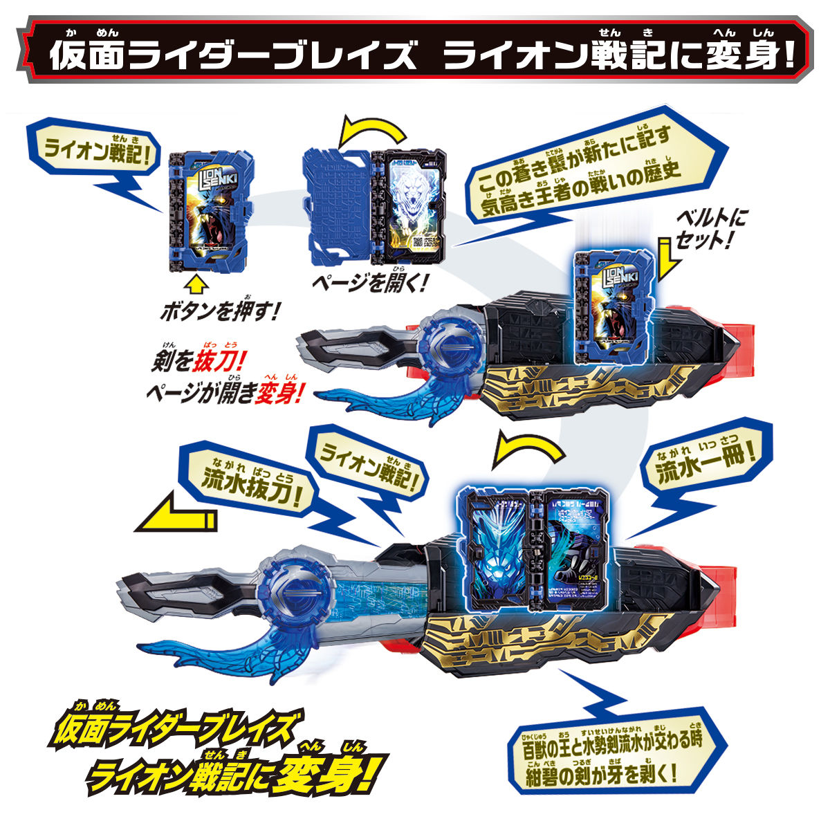 仮面ライダーセイバー 変身ベルト DX聖剣ソードライバー＆水勢剣流水エンブレム＆