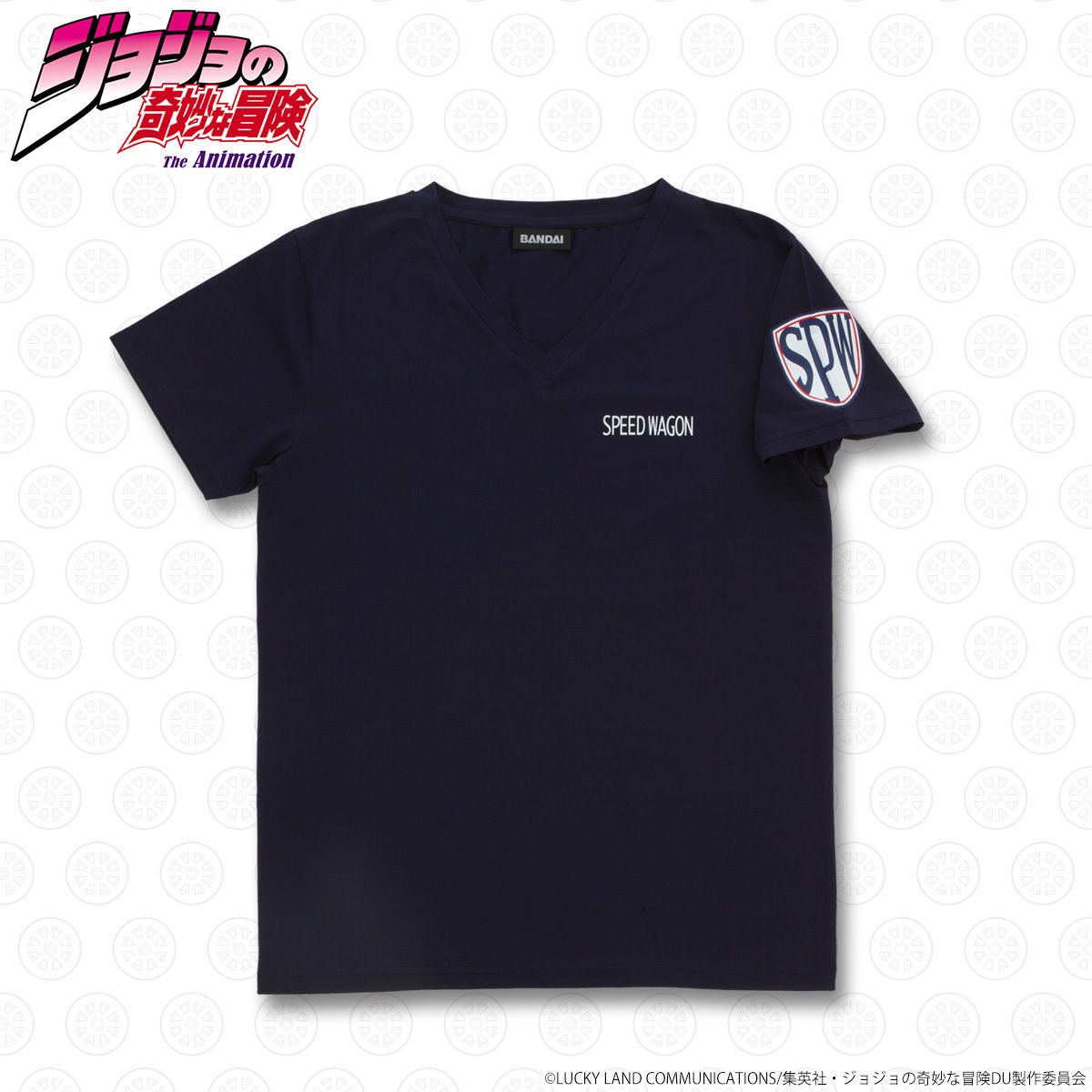 PB限定【ジョジョの奇妙な冒険 ダイヤモンドは砕けない】スピードワゴン財団Tシャツ(ネイビー)【2020年9月発送】 | ジョジョの奇妙な冒険  ファッション・アクセサリー | アニメグッズ ・おもちゃならプレミアムバンダイ｜バンダイナムコグループの公式通販サイト