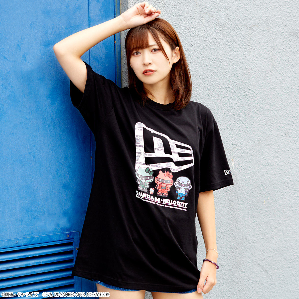Strict G New Era ガンダム ハローキティ Tシャツ ジオン軍 機動戦士ガンダム 趣味 コレクション バンダイナムコグループ公式通販サイト