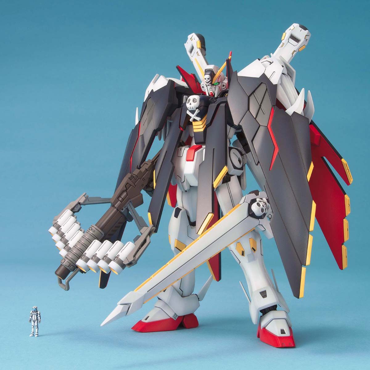 クロスボーンガンダムX-1 クロスボーン MG/100 塗装完成品 ガンプラ-