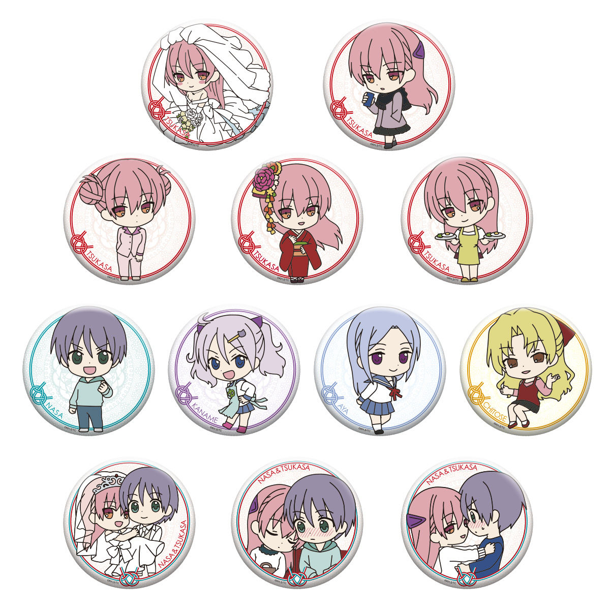 サンデー文化祭　トニカクカワイイ　缶バッジ　由崎司　畑健二郎 サンデー文化祭 トニカクカワイイ 缶バッジ 由崎司 畑健二郎 あざとい