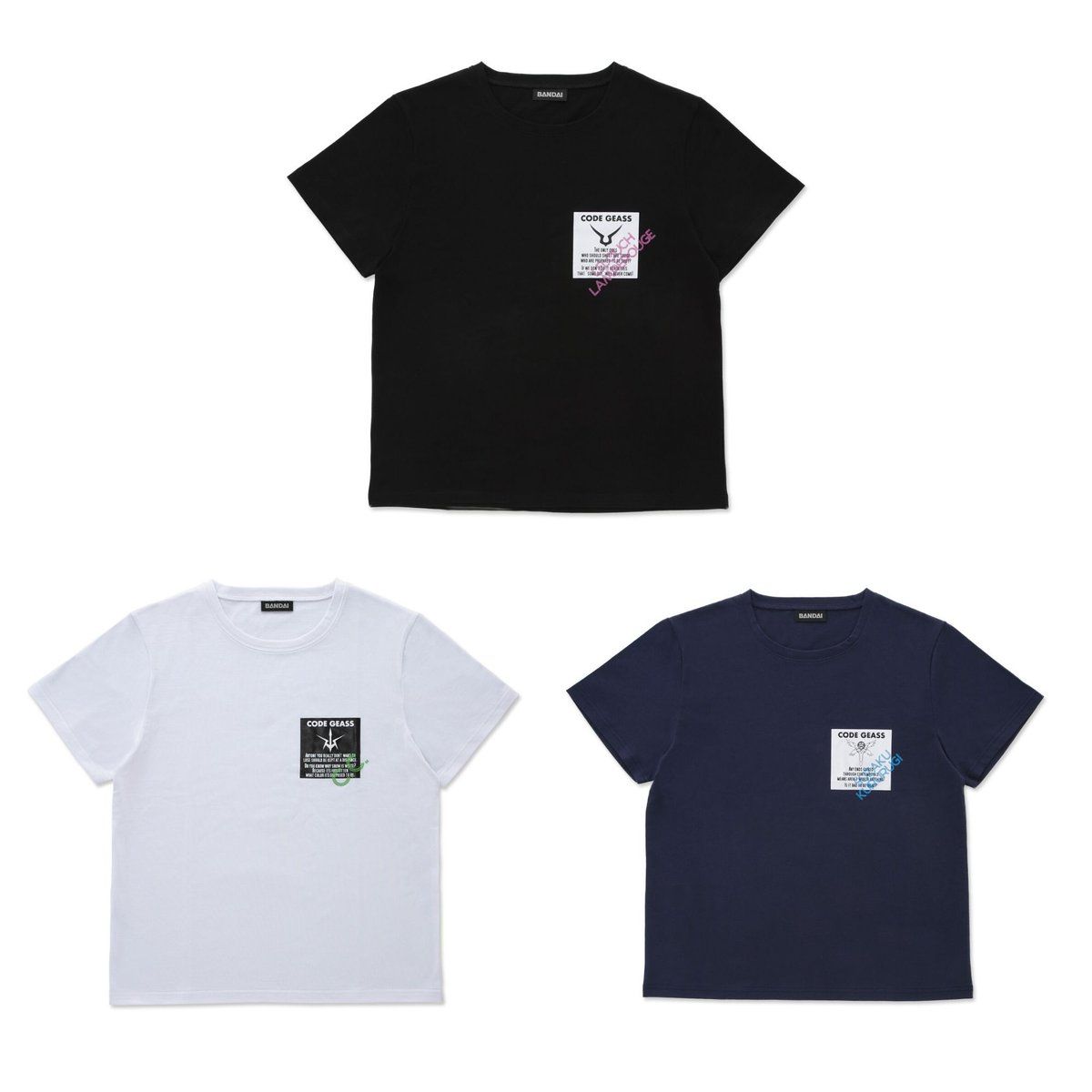 コードギアス デザインT-SHIRT | コードギアスシリーズ | アニメグッズ 