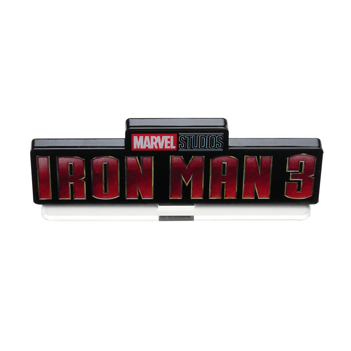 アクリルロゴディスプレイex アイアンマン３ Iron Man ３ Marvel マーベル 趣味 コレクション プレミアムバンダイ公式通販