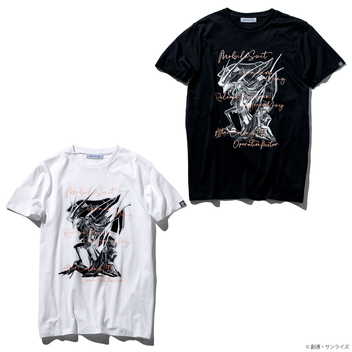 STRICT-G 『新機動戦記ガンダムW』 Tシャツ ヒイロ & リリーナ