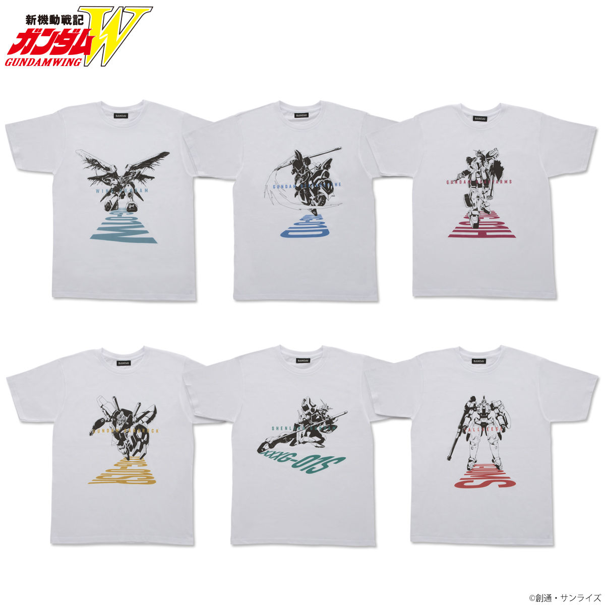 新機動戦記ガンダムw モノクロームイラスト Ms柄tシャツ 新機動戦記ガンダムw 趣味 コレクション バンダイナムコグループ公式通販サイト