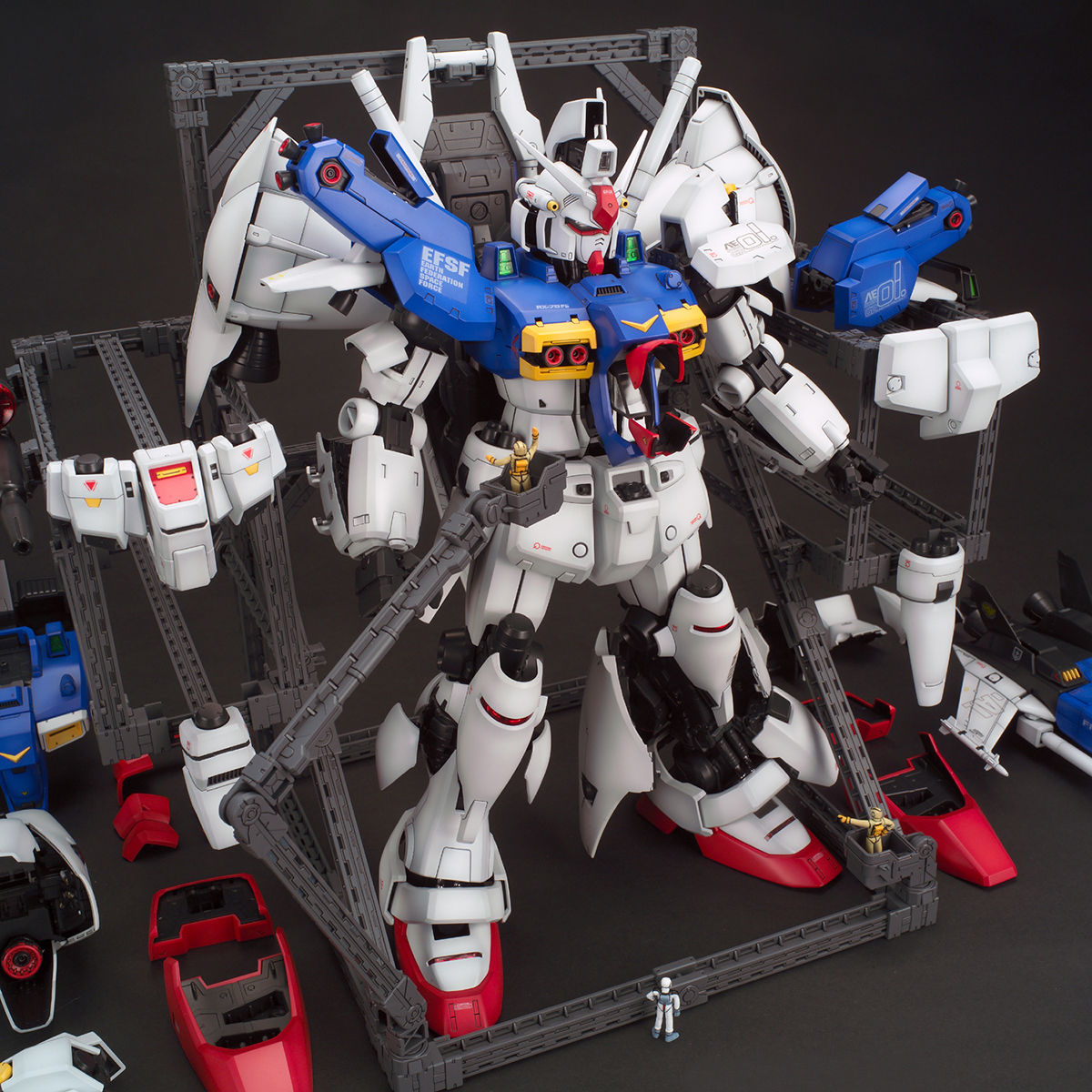 PG 1/60 No.08 RX-78GP01 Gundam GP01 Zephyranthes + RX-78GP01Fb Gundam GP01 Zephyranthes Full Burnern