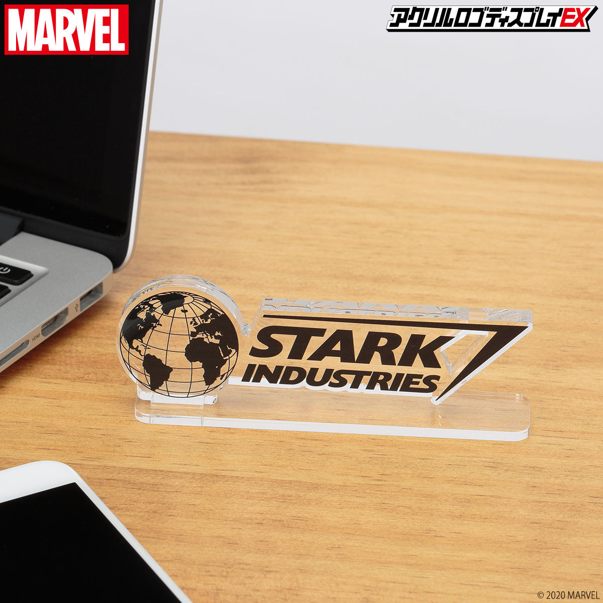 アクリルロゴディスプレイex スターク インダストリーズ Stark Industries Marvel マーベル 趣味 コレクション プレミアムバンダイ公式通販