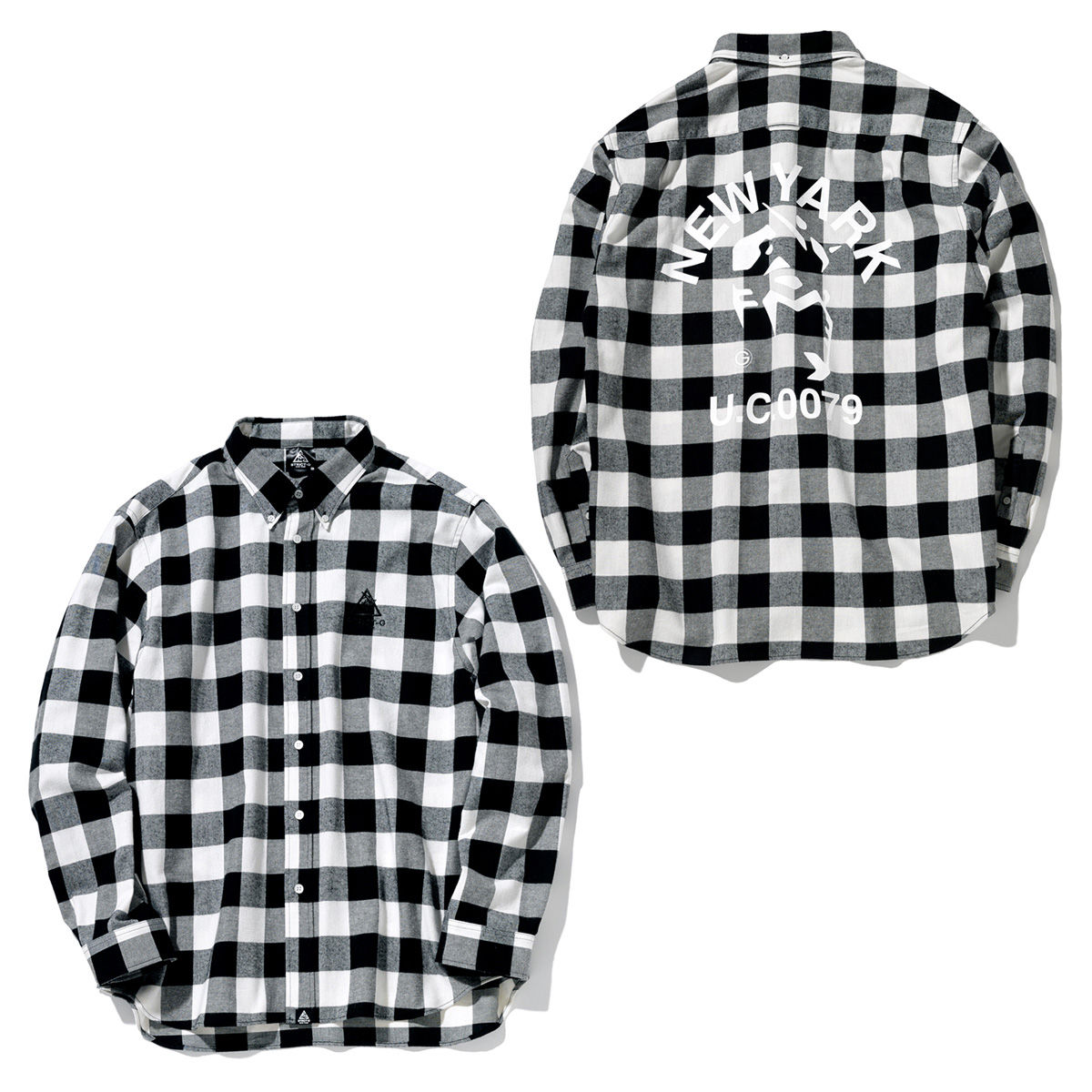 Strict G New Yark ロングスリーブシャツ ブロックチェック 機動戦士ガンダム 趣味 コレクション バンダイナムコグループ公式通販サイト