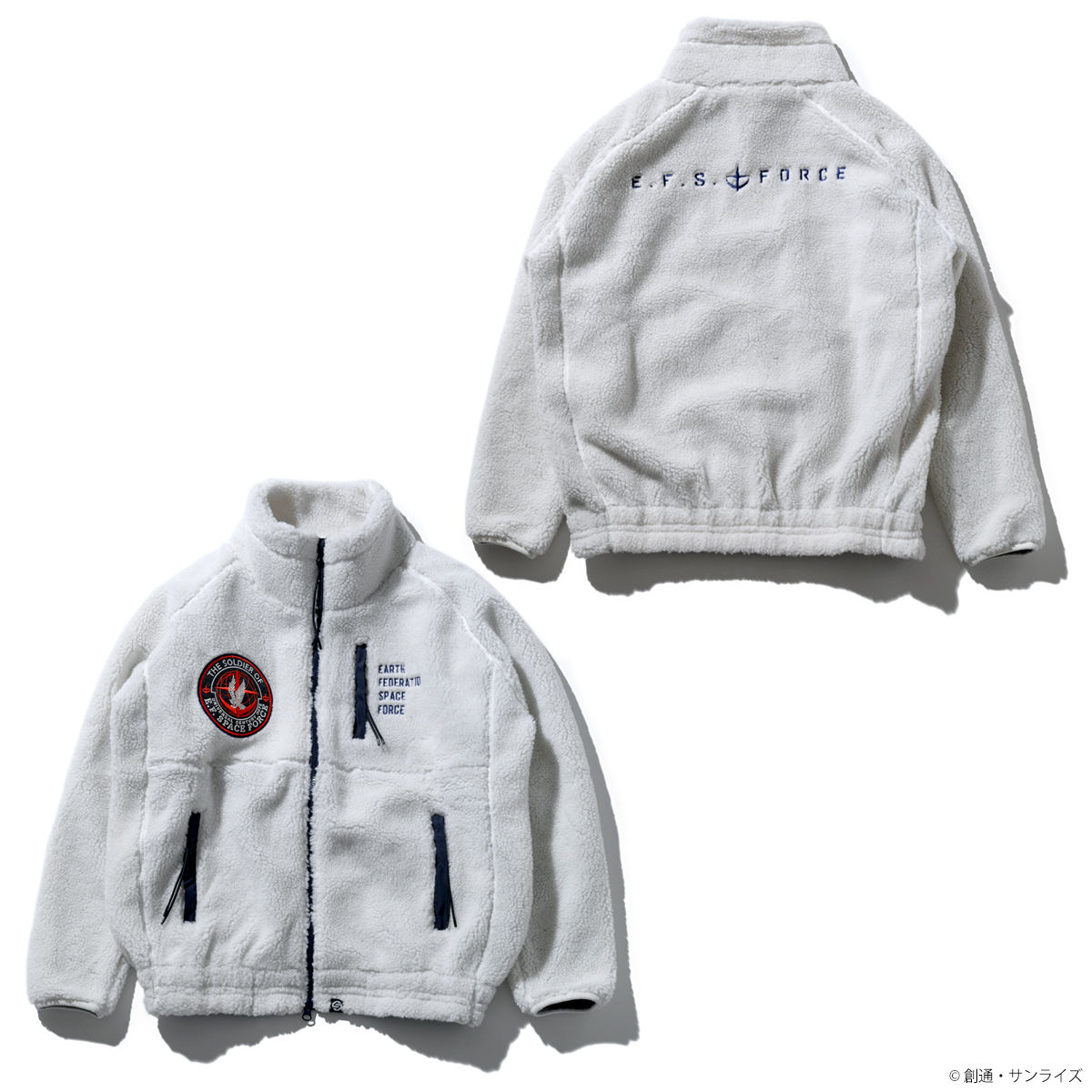 Strict G 機動戦士ガンダム ボアフリースジャケット E F S F モデル 機動戦士ガンダム 趣味 コレクション バンダイナムコグループ公式通販サイト