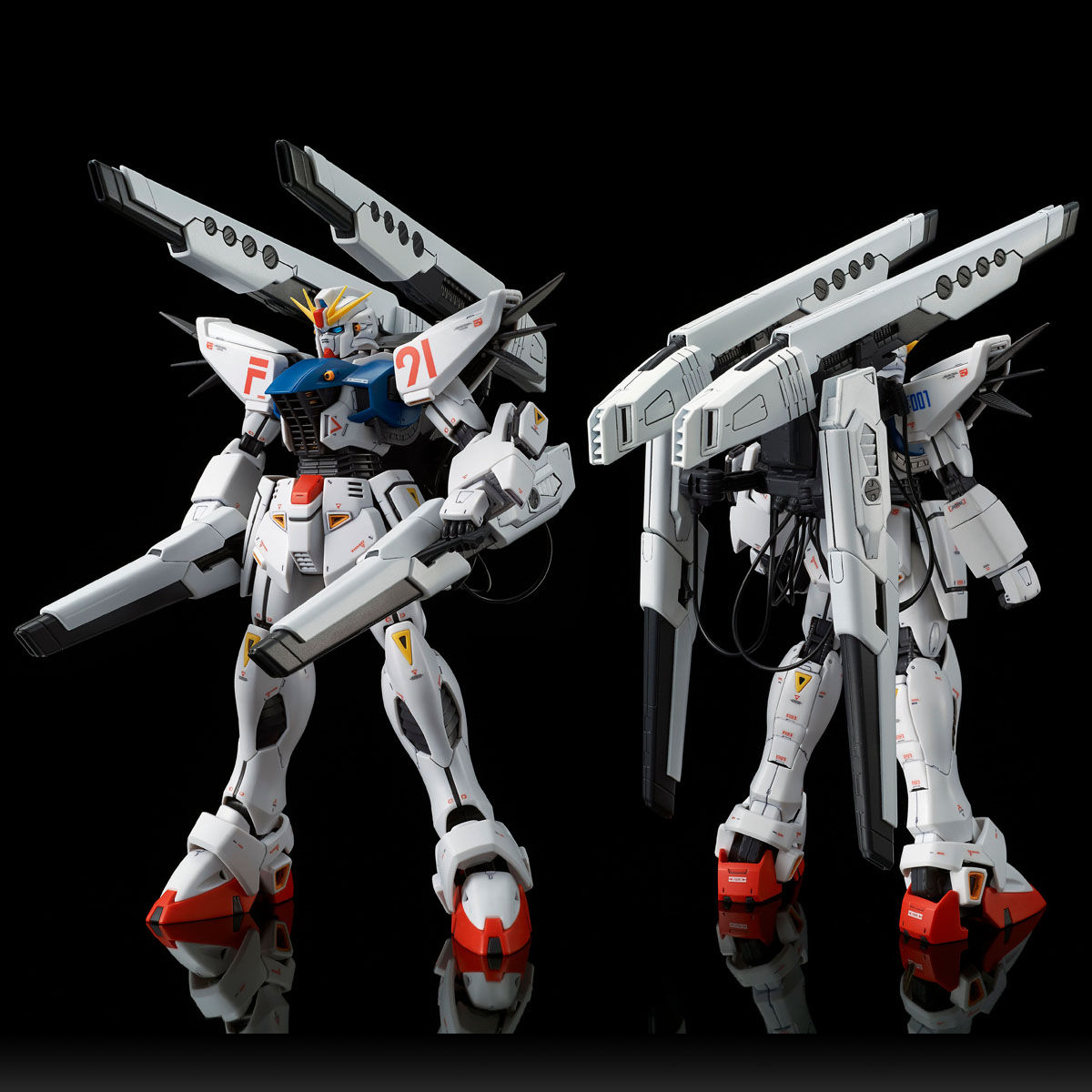 ＭＧ 1/100 ガンダムＦ９１ Ｖｅｒ．２．０ バックキャノン装着型