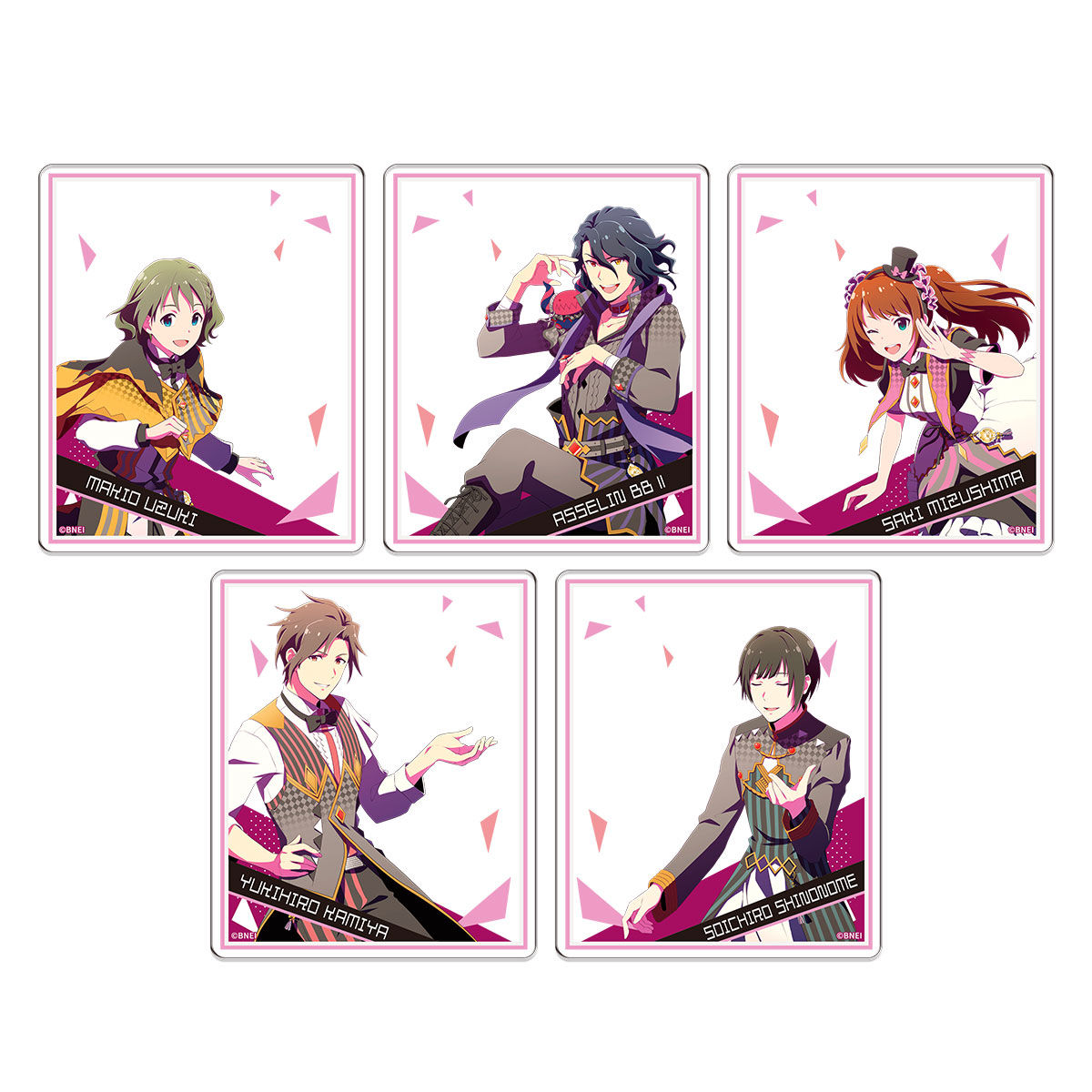The Idolm Ster Sidem Mフェス21 ナンジャタウン アクリルカードコレクション ランダム5個セット A アイドルマスター Sidem 趣味 コレクション バンダイナムコグループ公式通販サイト
