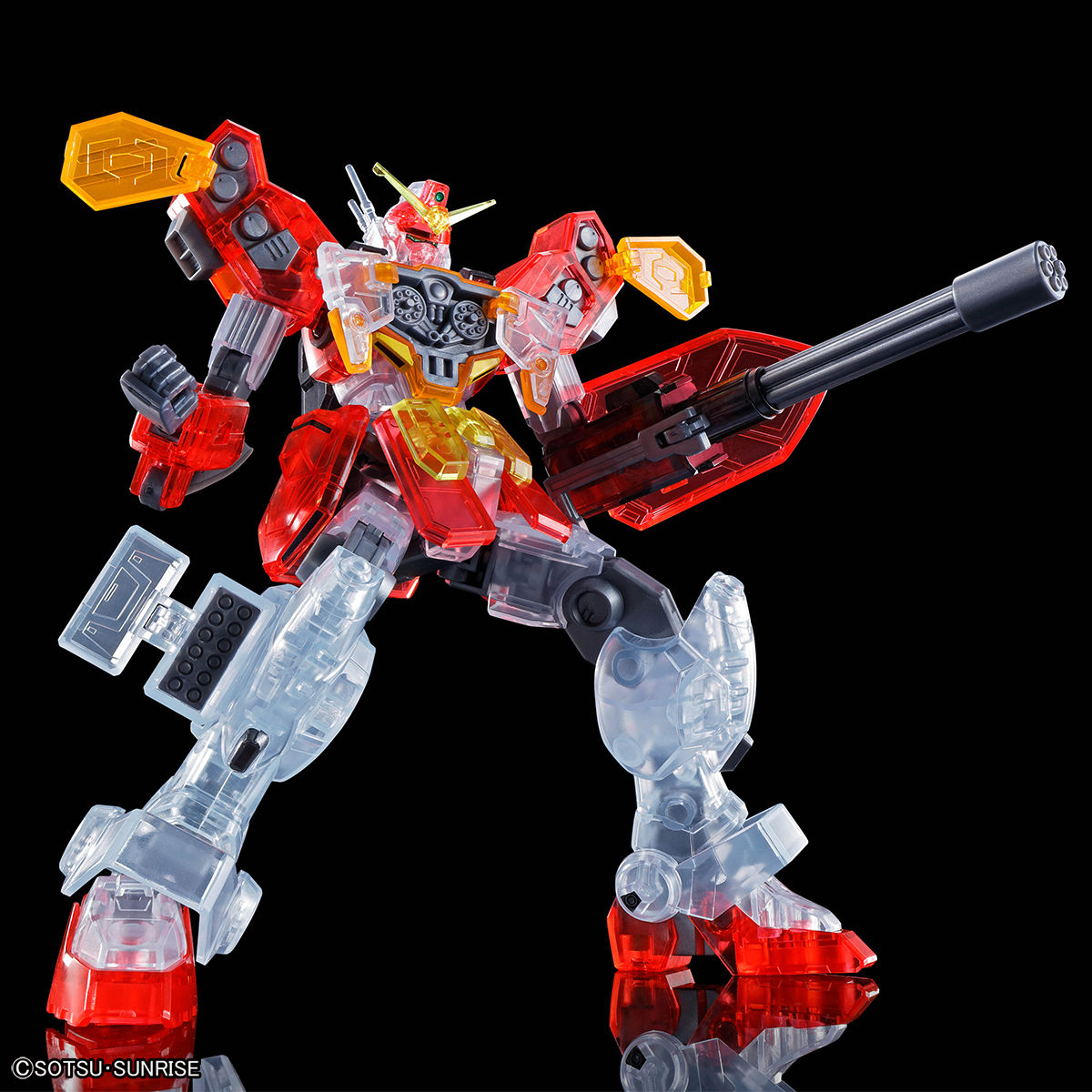 HGAC 1/144 XXXG-01H Gundam Heavyarms(Color Clear)