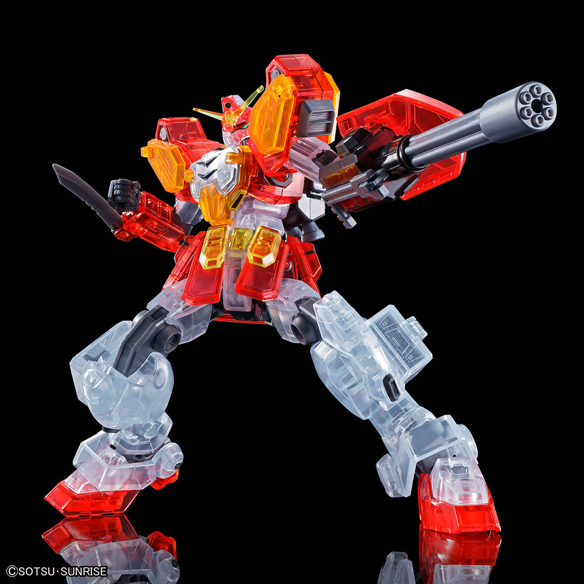 HGAC 1/144 XXXG-01H Gundam Heavyarms(Color Clear)