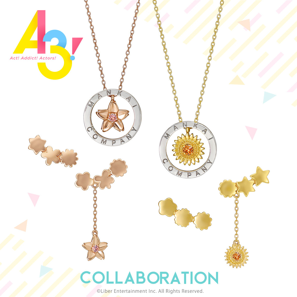 A3 Take Up Bandai コラボジュエリー ピアス 春組 ａ３ ファッション アクセサリー バンダイナムコグループ公式通販サイト