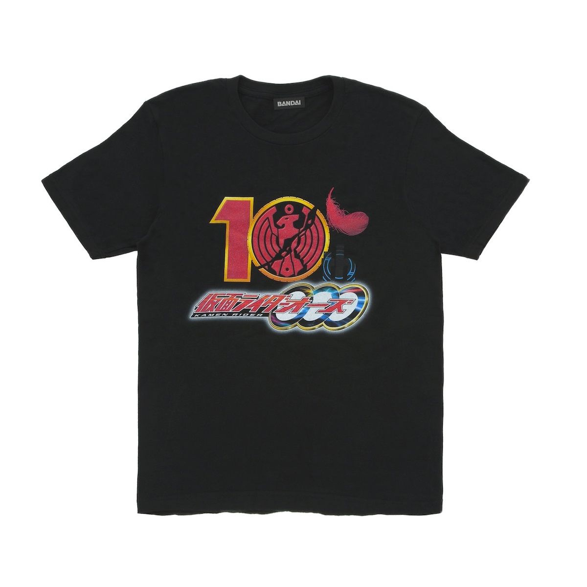 仮面ライダーオーズ Ooo 10周年記念ロゴ Tシャツ 仮面ライダーオーズ Ooo ファッション アクセサリー バンダイナムコグループ公式通販サイト