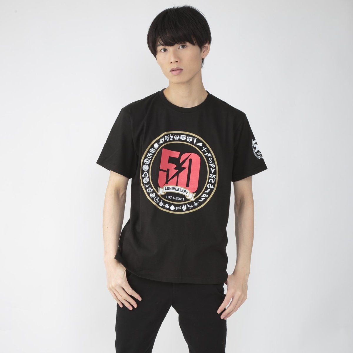 仮面ライダーセイバー＆仮面ライダー50th マークTシャツ