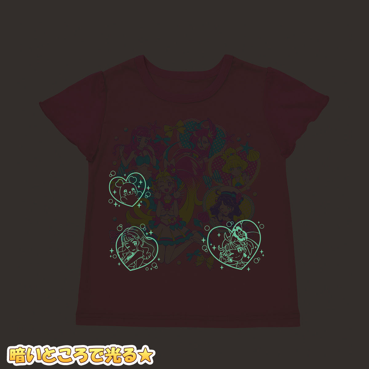 トロピカル ジュ プリキュア 光る ルームドレス 半袖パジャマ トロピカル ジュ プリキュア ファッション アクセサリー バンダイナムコグループ公式通販サイト