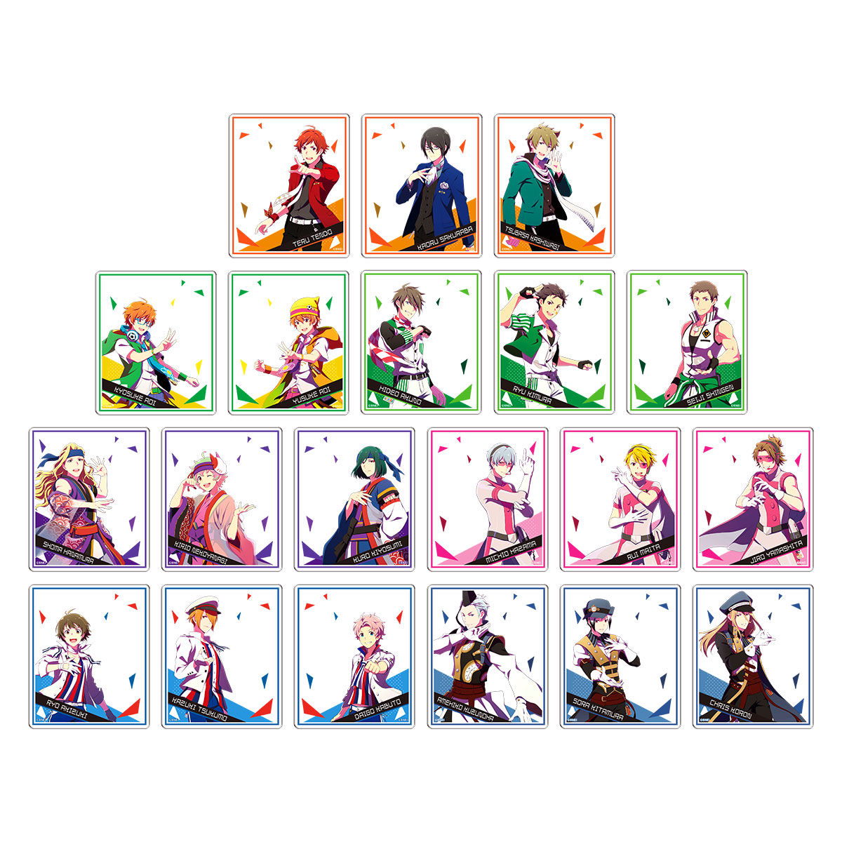 The Idolm Ster Sidem Mフェス21 ナンジャタウン アクリルカードコレクション B ランダム5個セット アイドルマスター Sidem 趣味 コレクション バンダイナムコグループ公式通販サイト