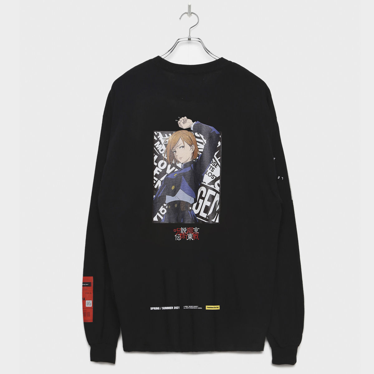 集英社 - 呪術廻戦×LEGENDA 釘崎野薔薇 ロンT ブラック 新品未開封品 呪術廻戦×LEGENDA 釘崎野薔薇 l/s Tee(Beige/Black)【二次受注