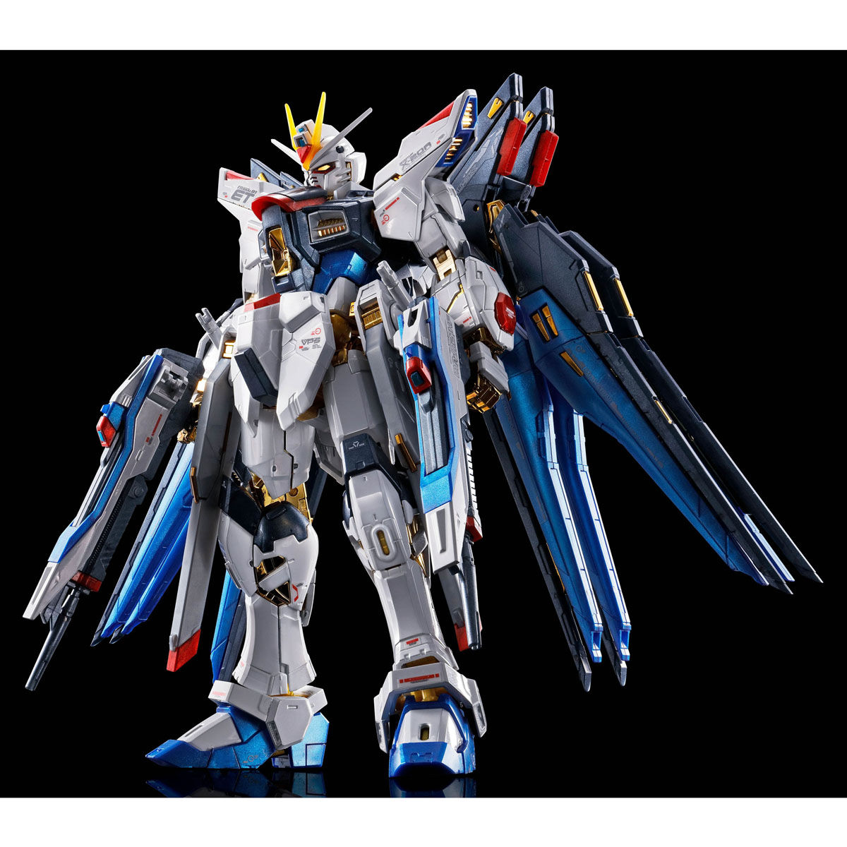 RG ストライクフリーダムガンダム チタニウムフィニッシュ 天空の翼セット-