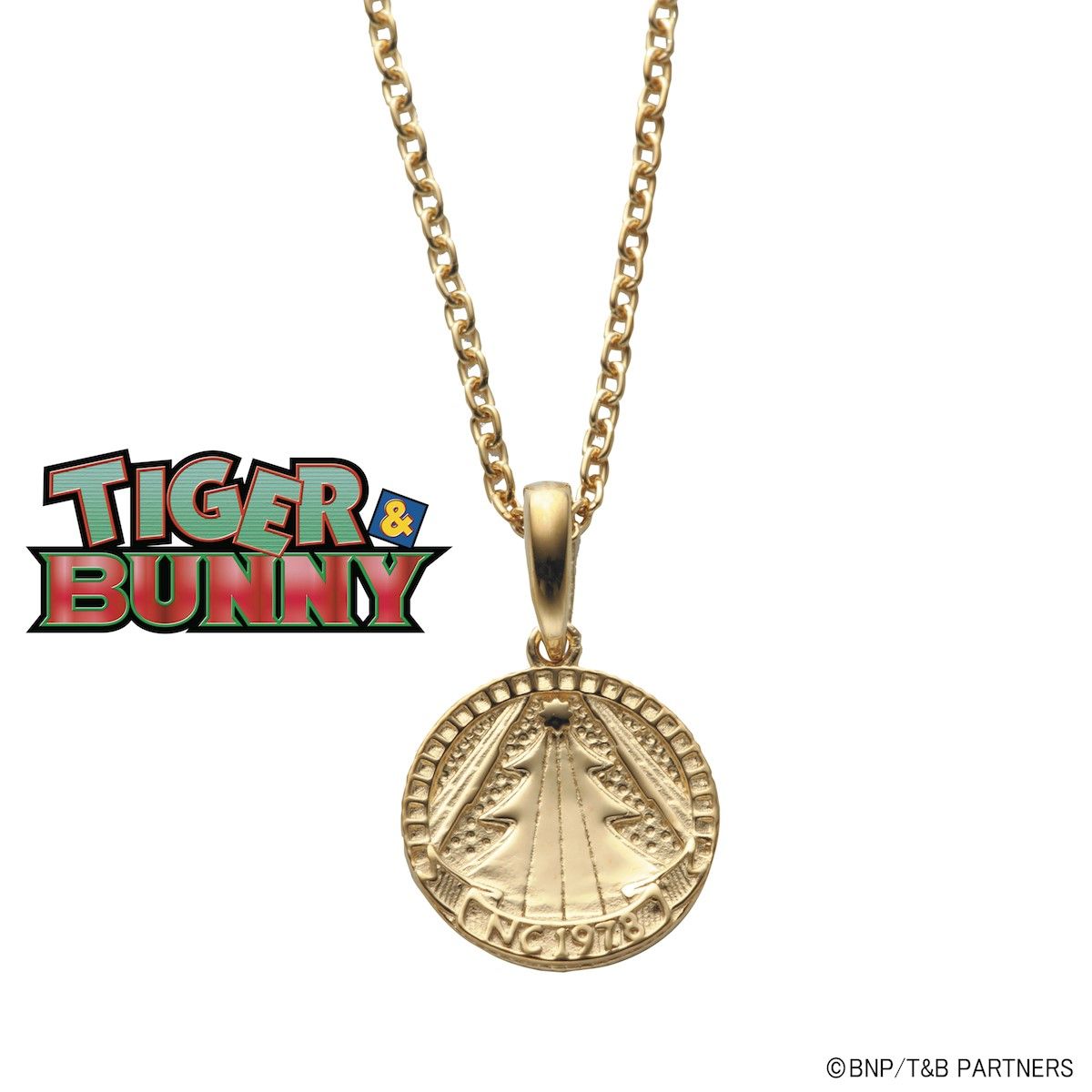 TIGER & BUNNY silver925 コインネックレス（思い出のピンズ柄