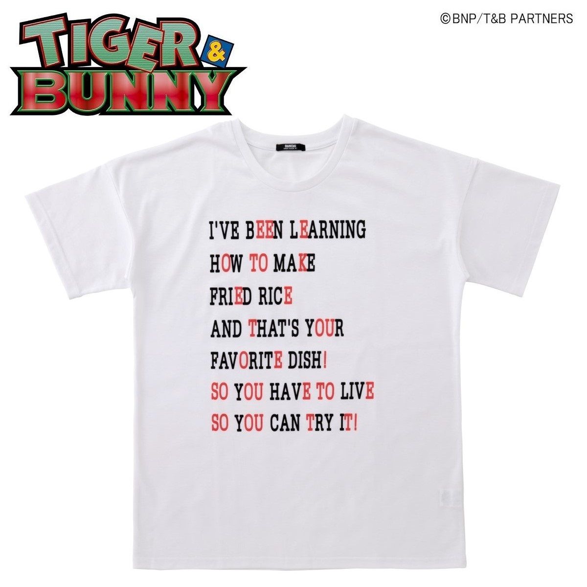TIGER & BUNNY ロゴTシャツ バーナビー FRIED RICE | TIGER & BUNNY 