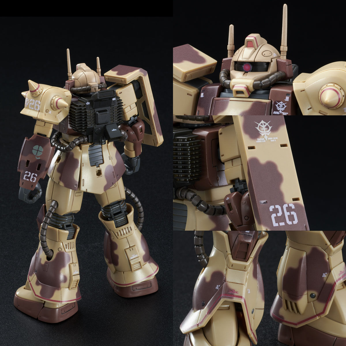 プレバン限定】HG 1/144 ザク・デザートタイプ 塗装済み完成品 