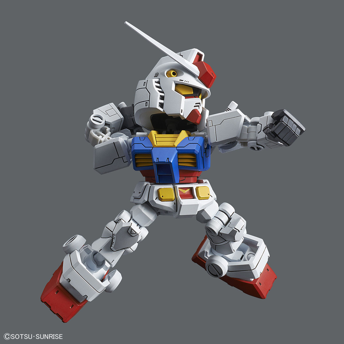 SD Gundam Cross Silhoutte RX-78-2 Gundam + CS Frame(White Color)