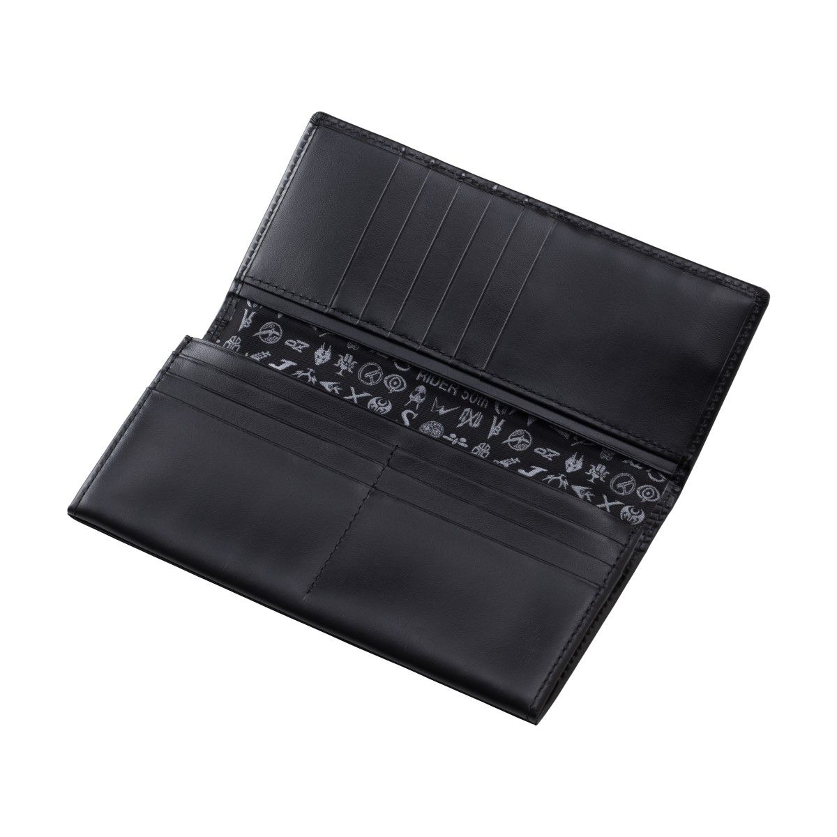 仮面ライダー50th エンブレム 本革かぶせ長財布 | 仮面ライダー